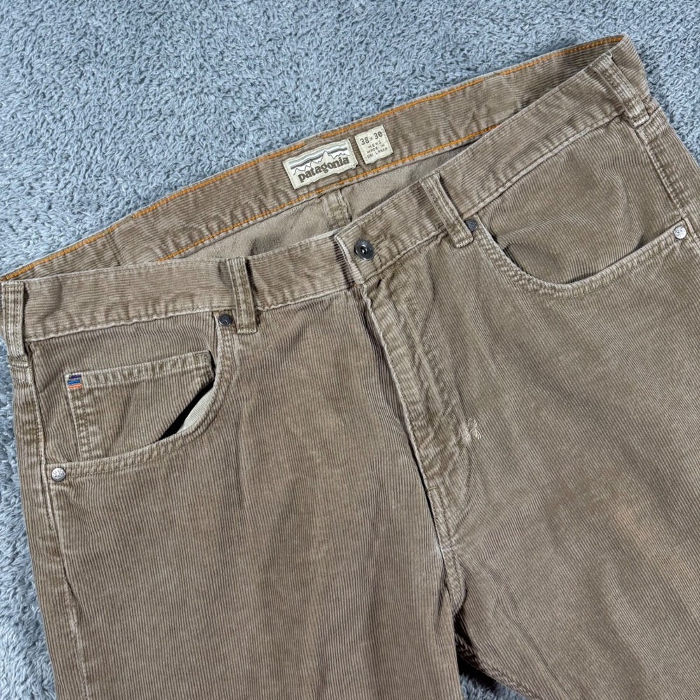 Patagonia Straight Fit Corduroy Pants Mens 38x30 Organic‎ Cotton